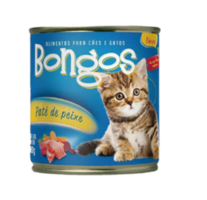 Patê Enlatado Gato - Bongos Peixe 280g