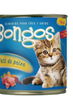 Patê Enlatado Gato - Bongos Peixe 280g