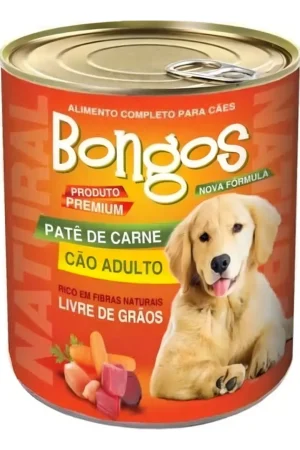 Patê Enlatado Cão Adulto Bongos - Carne 280g