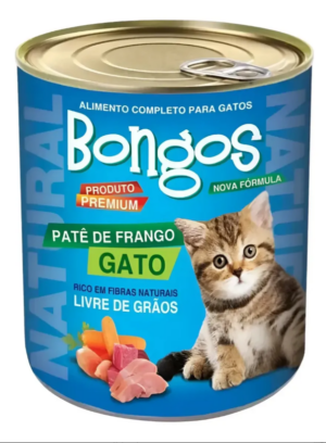 Patê Enlatado Gato - Bongos Frango 280g