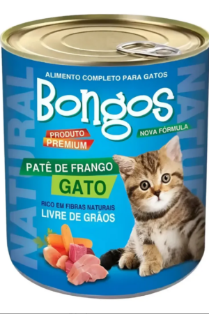 Patê Enlatado Gato - Bongos Frango 280g