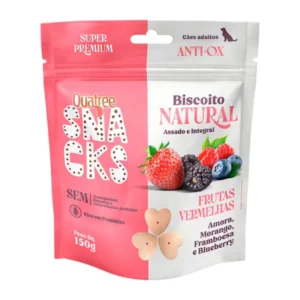 Quatree Snack – Cão – Super Premium – Frutas Vermelhas (150g)