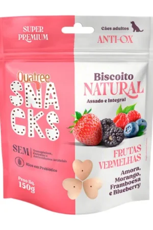 Quatree Snack – Cão – Super Premium – Frutas Vermelhas (150g)