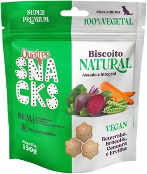 Quatree Snack – Cão – Super Premium – Vegan (150g)