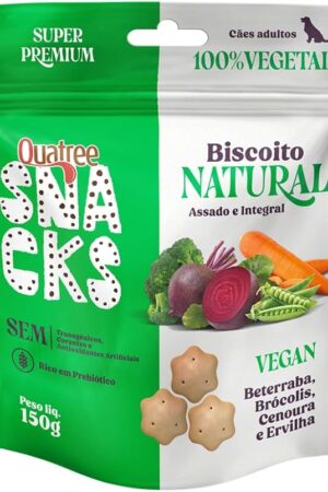 Quatree Snack – Cão – Super Premium – Vegan (150g)