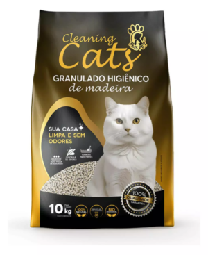 Granulado Higiênico de Madeira Cleaning Cats (10Kg)