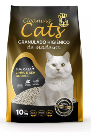 Granulado Higiênico de Madeira Cleaning Cats (10Kg)