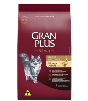Gran Plus Menu – Gato Castrado – Premium especial – Frango e arroz (10,1kg)