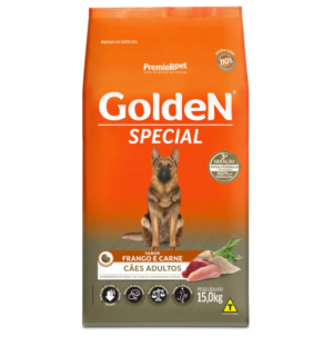 Golden Special – Cão – Adulto – Raça Média e Grande – Premium Especial – Frango e Carne (15kg)