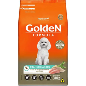 Golden Fórmula – Cão – Adulto – Porte Pequeno (Mini Bits) – Premium Especial – Frango e arroz (10,1kg