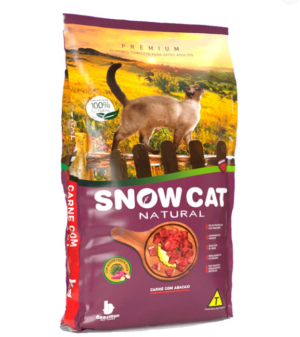Snow Cat - Gato - Adulto- Premium - Carne com Abacaxi (20Kg)