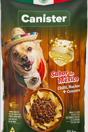 Canister Sabores da Torcida - Cão - Adulto - Porte Médio e Pequeno – Chili e Nachos (15kg)