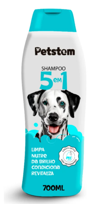 Shampoo 5 em 1 Petstem - 700ml