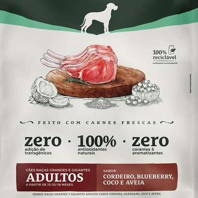 Bionatural Prime - Cão - Adulto - Porte Grande e Gigante - Super Premium - Cordeiro (15kg) - Imagem 5